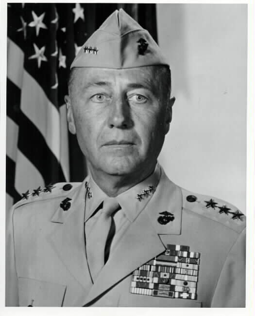 US Marine Corps service photo of Lieutenant General William Kenefick Jones